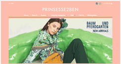 Desktop Screenshot of prinsesse2ben.dk